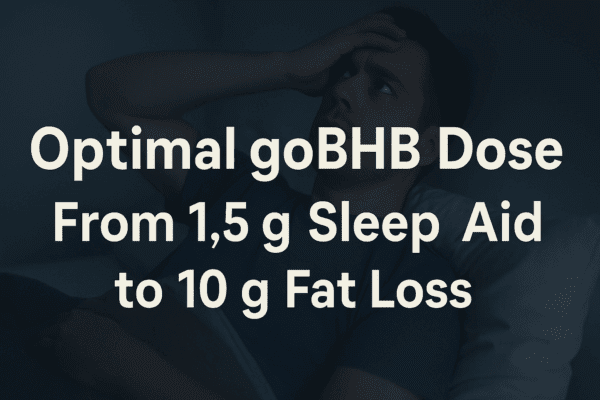 Optimal gobhb dose from 1.5 g sleep aid to 10 g fat loss ketonelabs 001